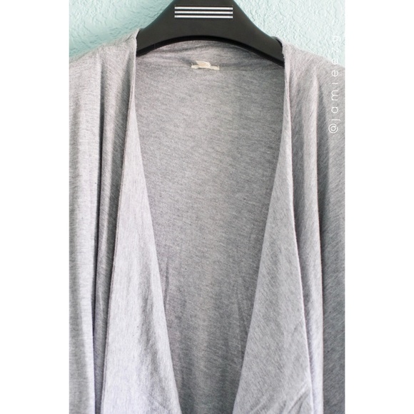 J. Crew | Open-Front Drape Shawl Jersey Cardigan - Picture 3 of 8